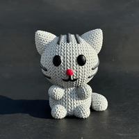 Crochet Cat 3D Toy