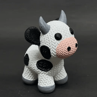 Crochet Cow 3D Toy
