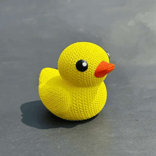 Crochet Duck 3D Toy