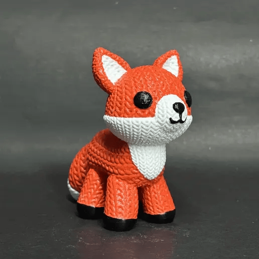 Crochet Fox 3D Toy