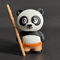 Crochet Panda 3D Toy