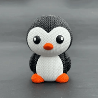 Crochet Penguin 3D To