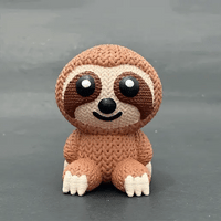 Crochet Sloth 3D Toy