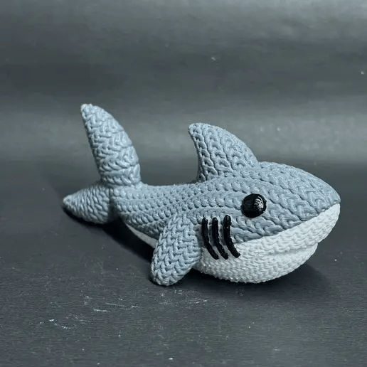 Crochet Shark 3D Toy