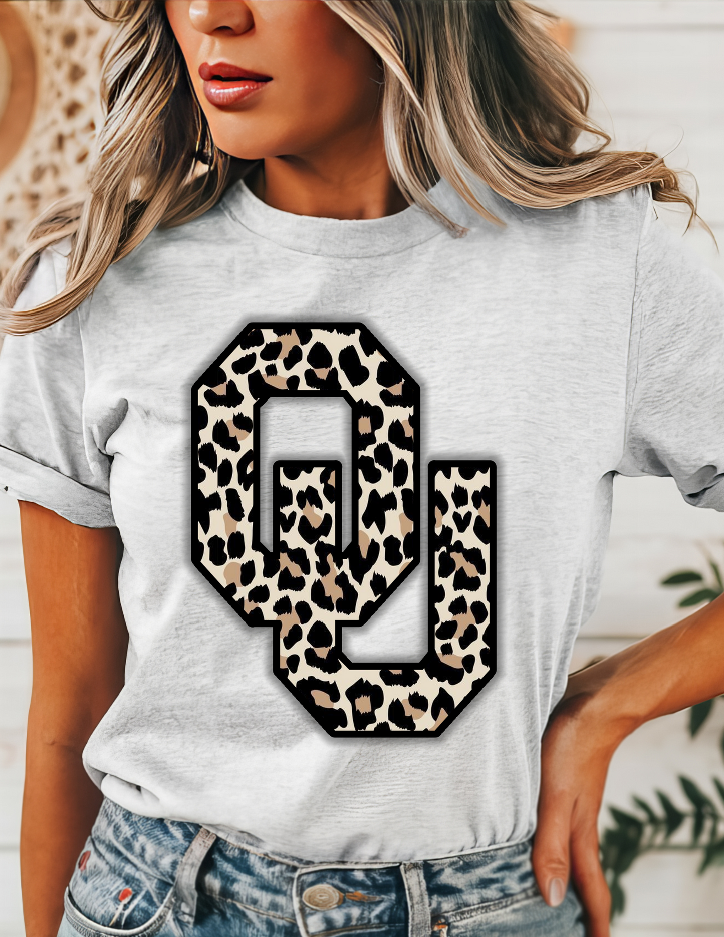 Leopard OU T-Shirt