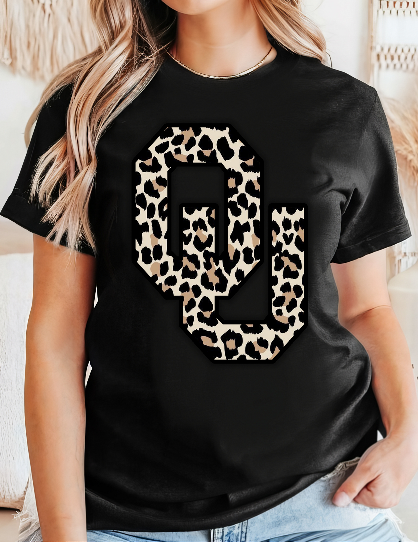 Leopard OU T-Shirt