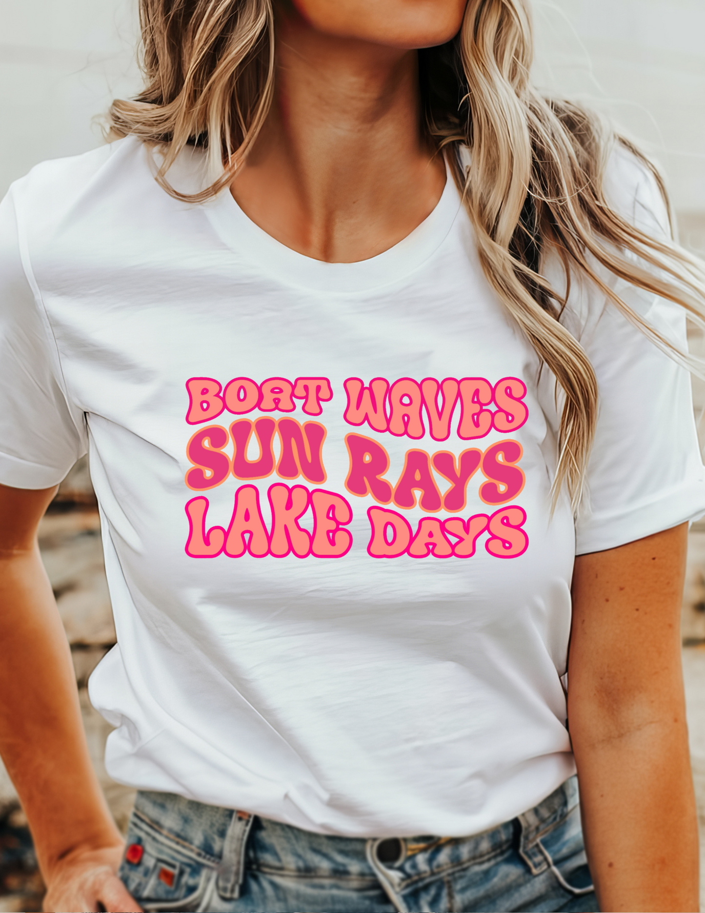 Boat Waves, Sun Rays, and Lake Days T-Shirt