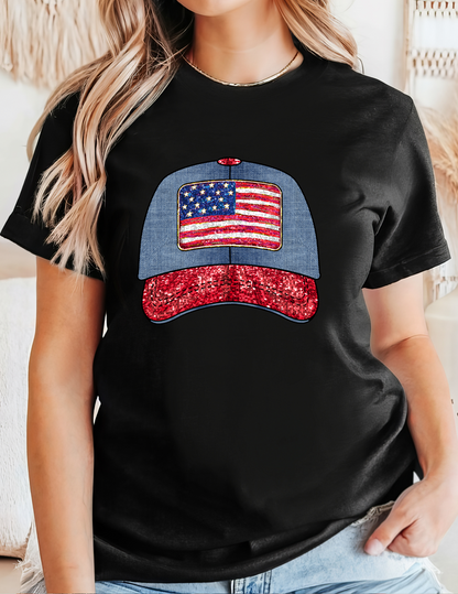 American Hat T-Shirt