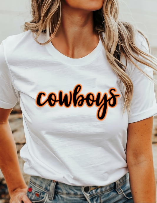 Cowboys Outline T-Shirt