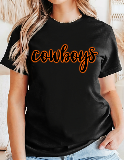 Cowboys Outline T-Shirt