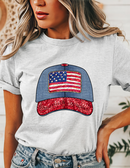 American Hat T-Shirt