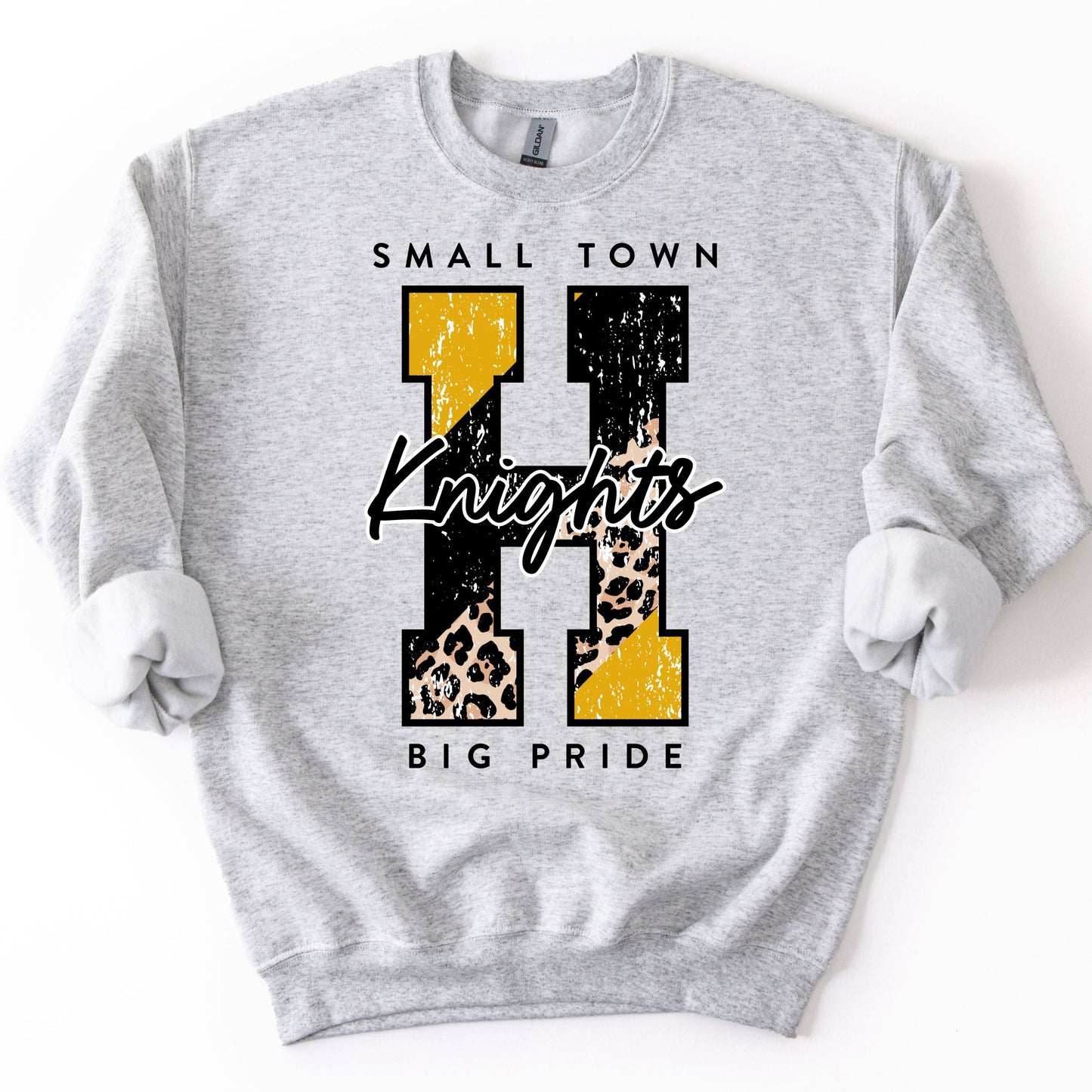 Small Town Big Pride Leopard Shirt
