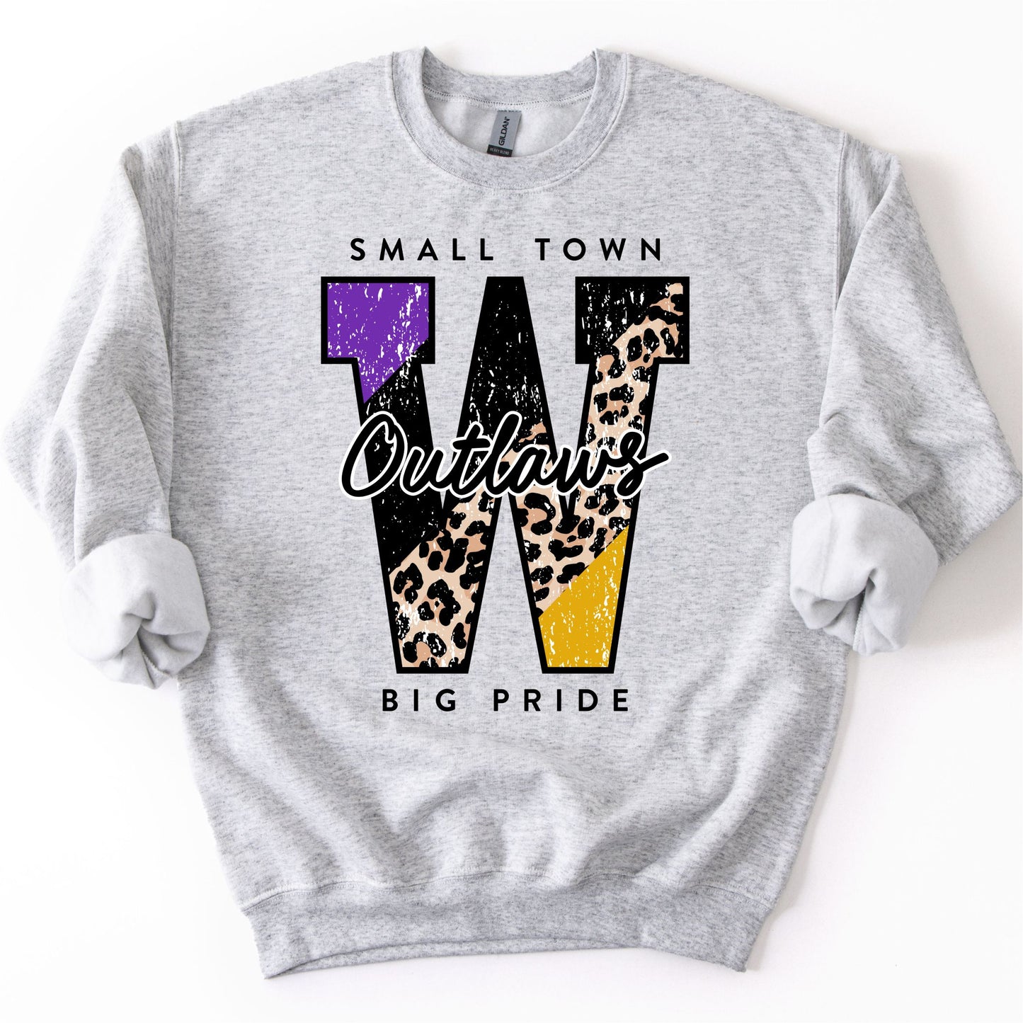 Small Town Big Pride Leopard Shirt
