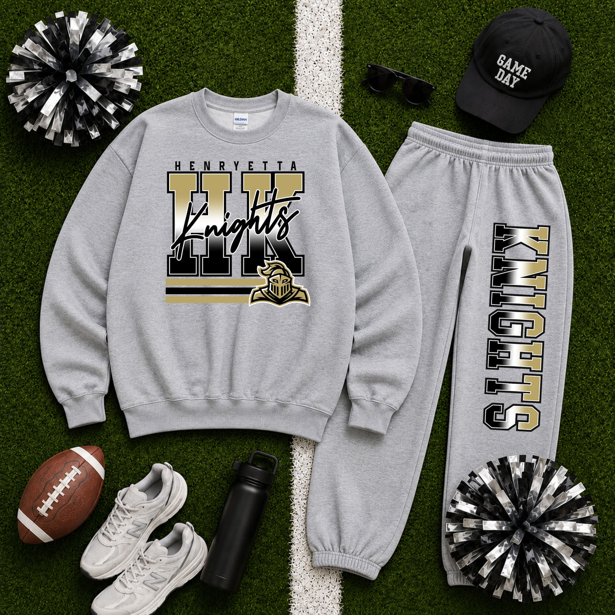 Ombre Mascot Adult Sweat Set