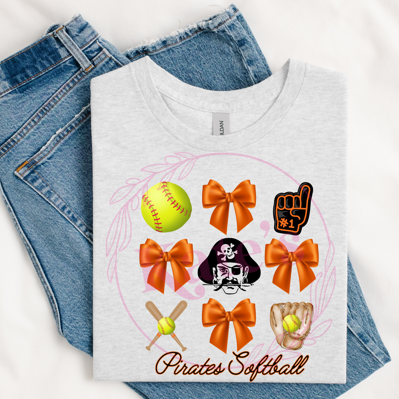 Pirates Softball Collage Shirts