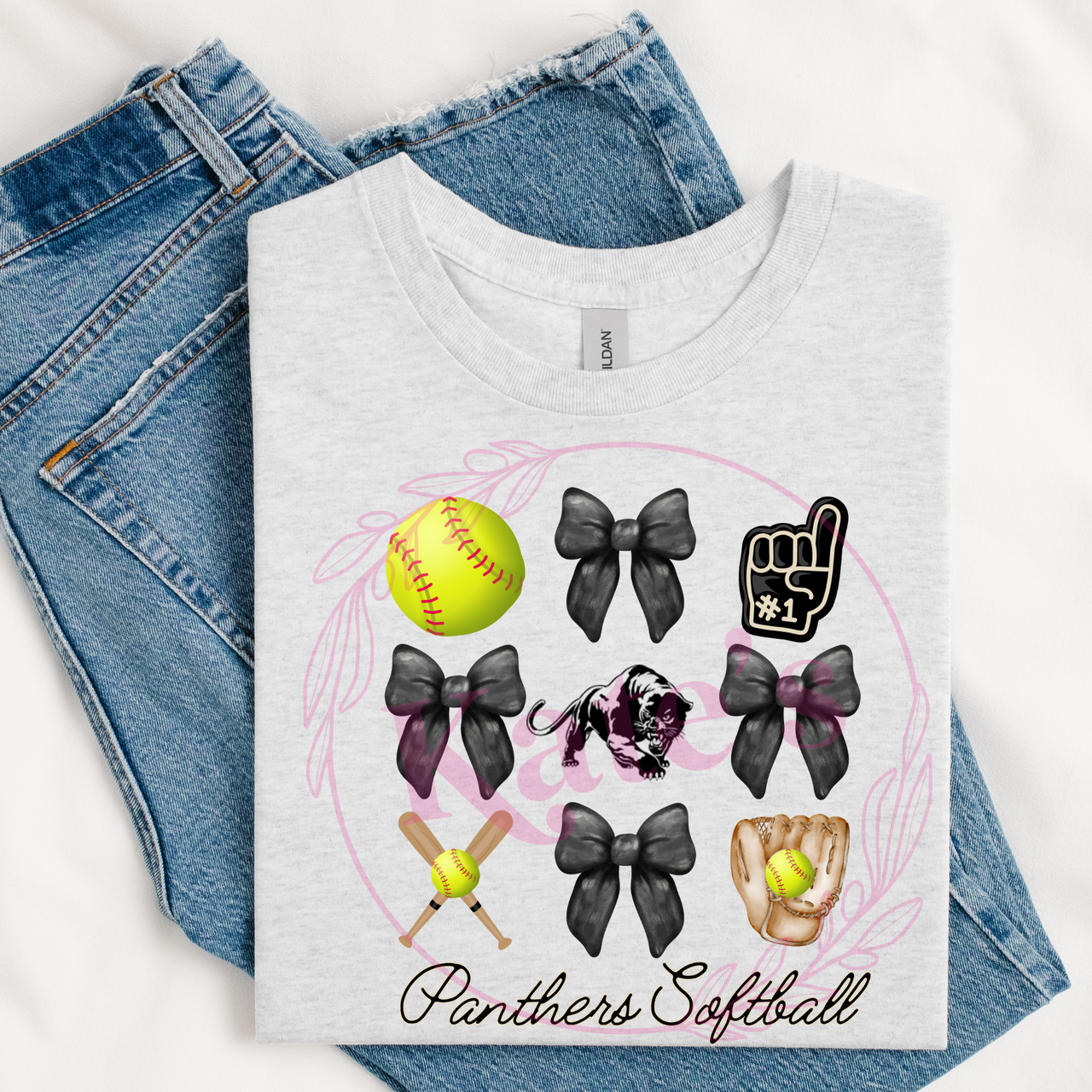 Panthers Softball Collage Shirts