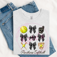 Panthers Softball Collage Shirts