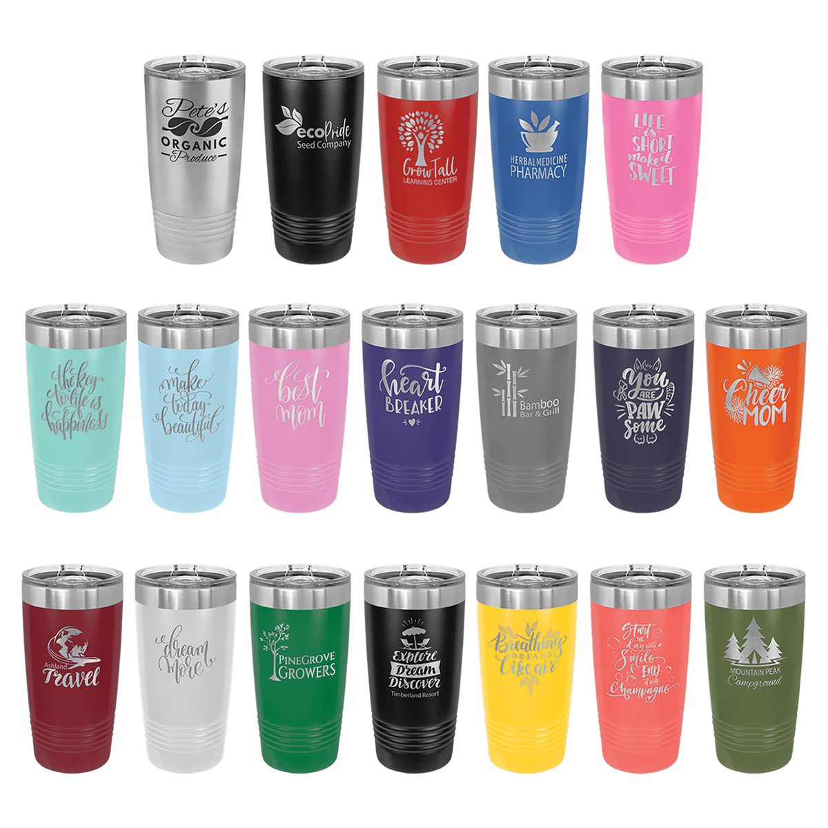 Custom UV Printed 20oz Tumbler