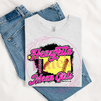 Henryetta Mean Girls Softball Shirts