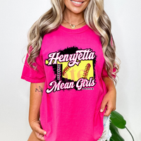 Henryetta Mean Girls Softball Shirts