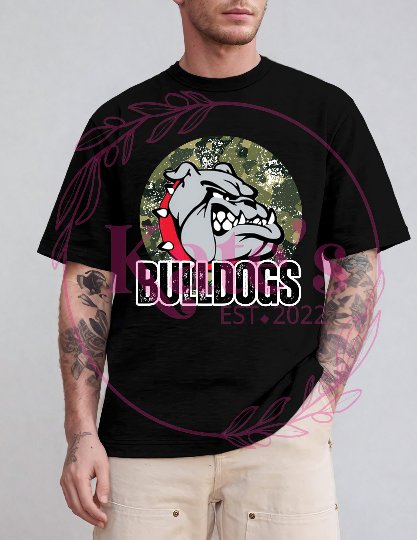 Camo Bulldogs Shirt