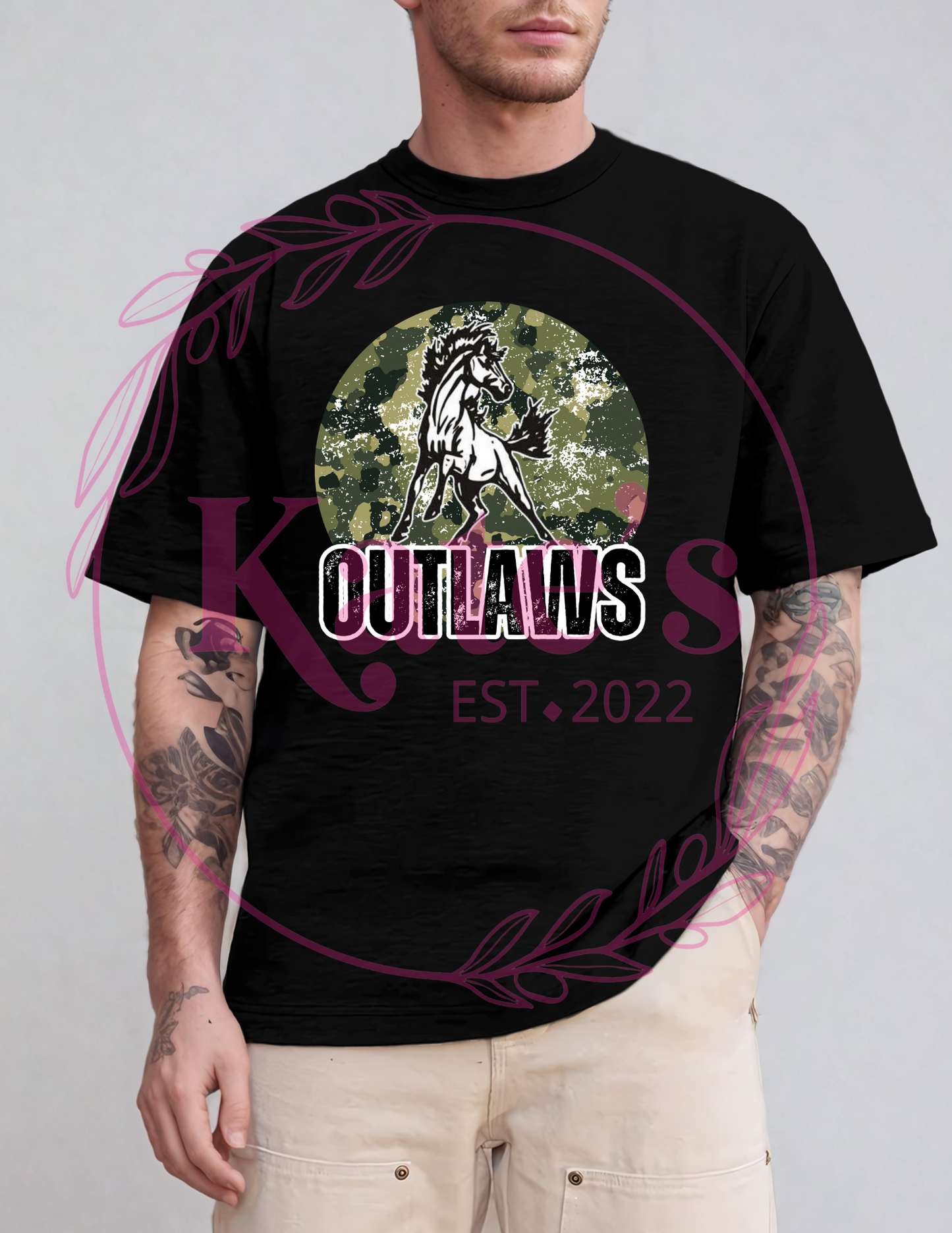 Camo Outlaws Shirt