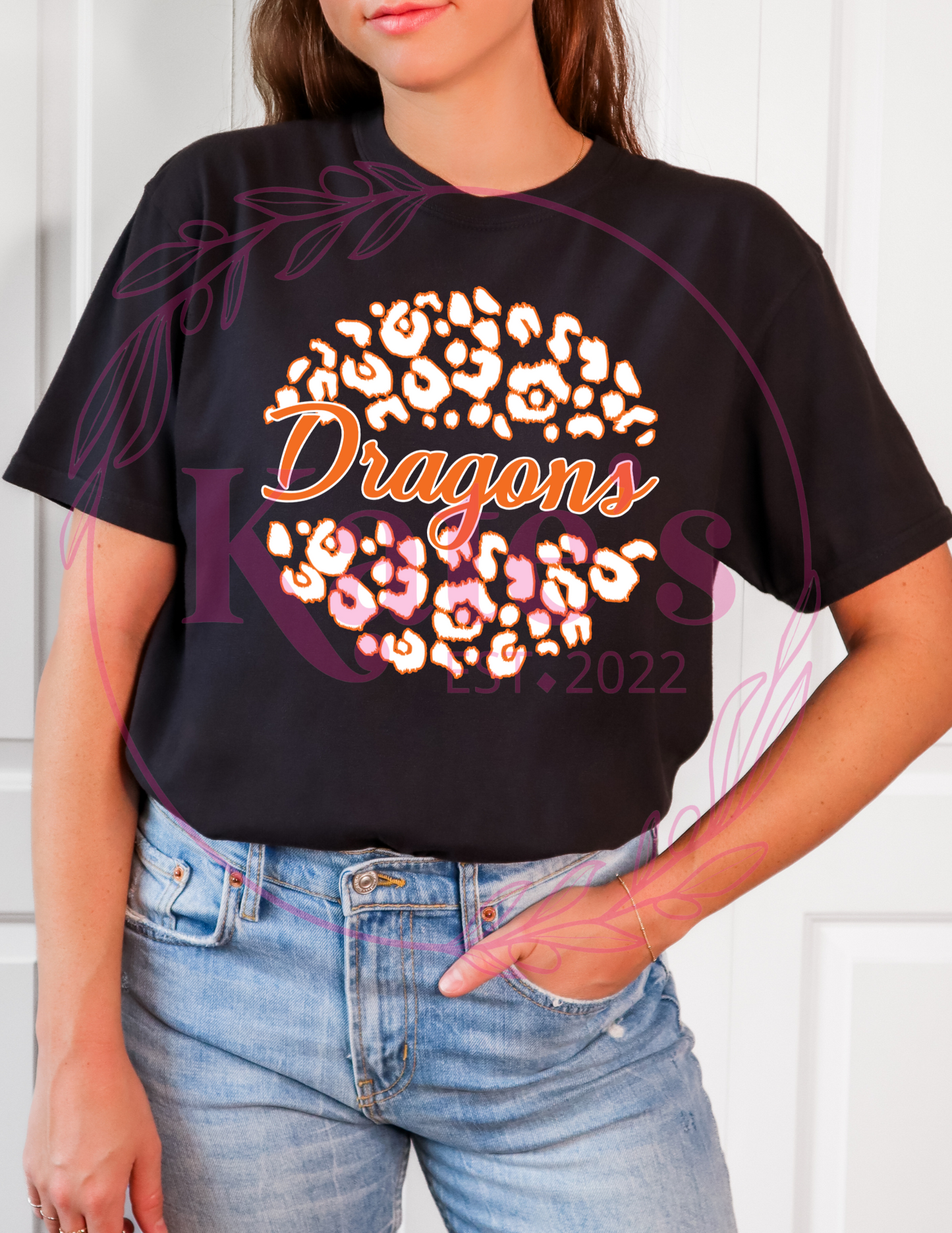 Cheetah Dragons School Spirit Shirt