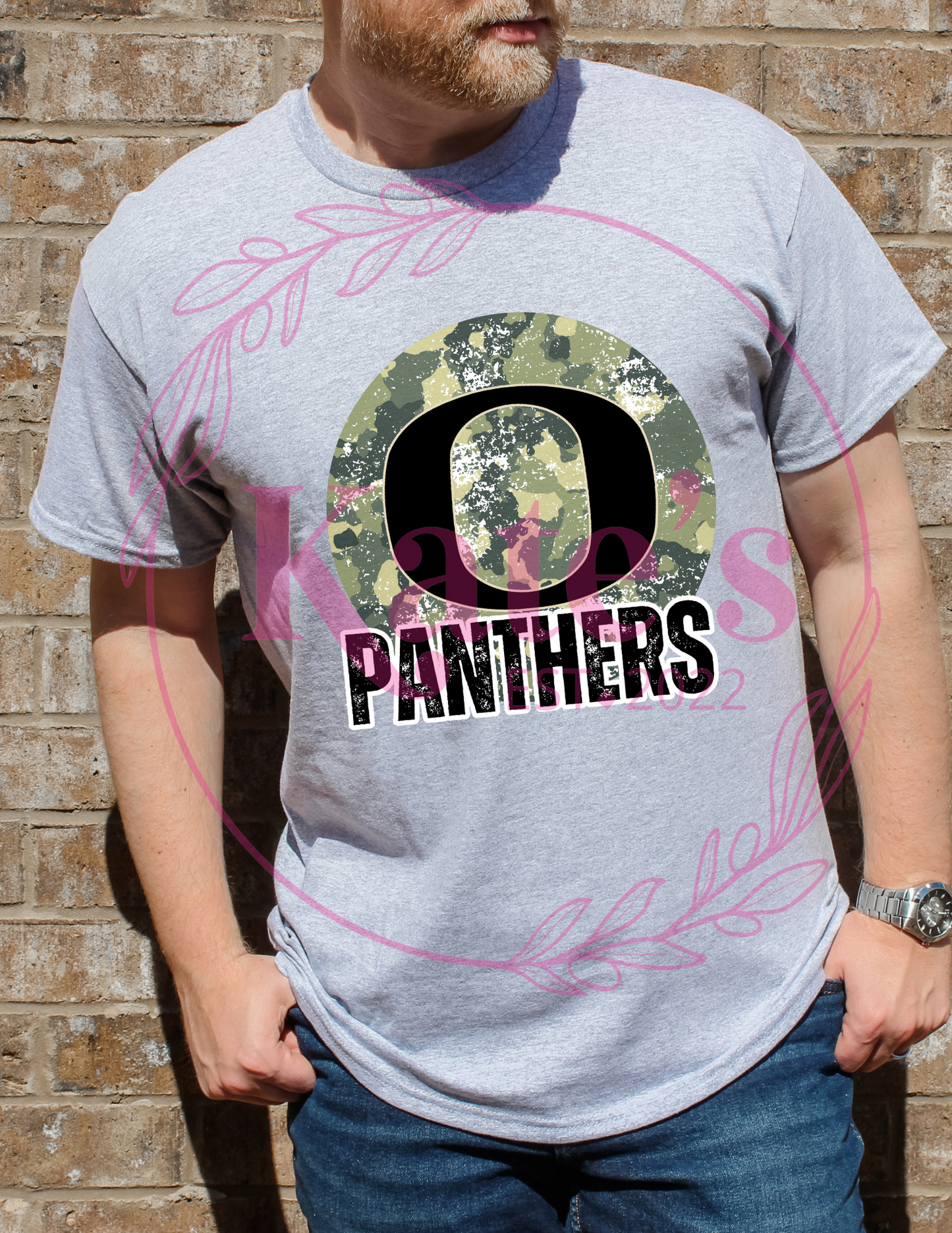 Camo Panthers Shirt