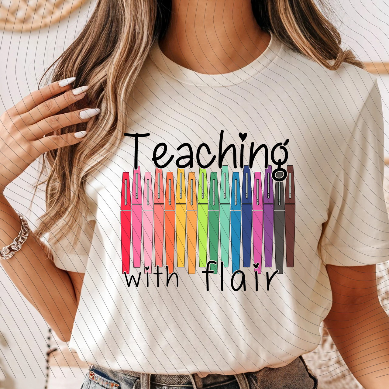Teaching With Flair T-Shirt *Back to School Sale*