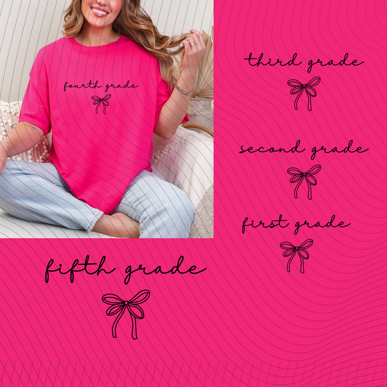 Dainty Coquette Grade Level T-Shirt *Back to School Sale*