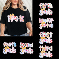 All The Designs Grade Level T-Shirt *Back to School Sale*