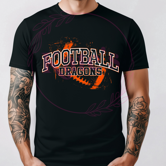 Custom Football Essential *Best on Dark Colors* T-Shirt