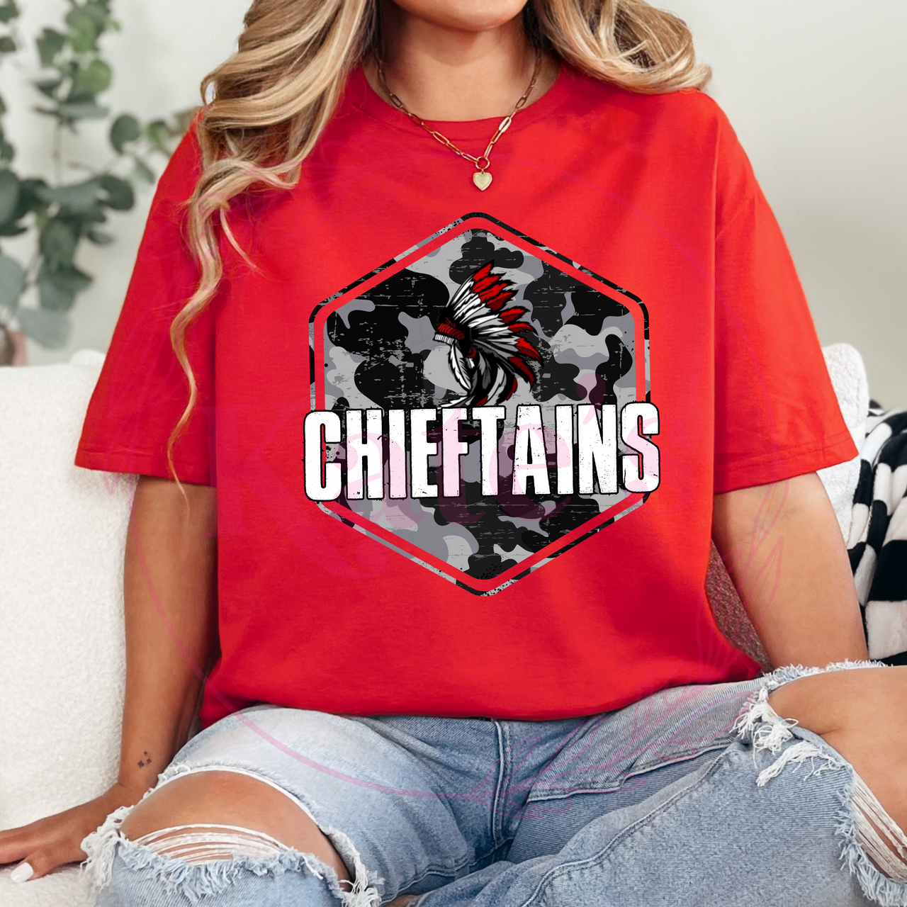 Grey Camo Mascot Shirts