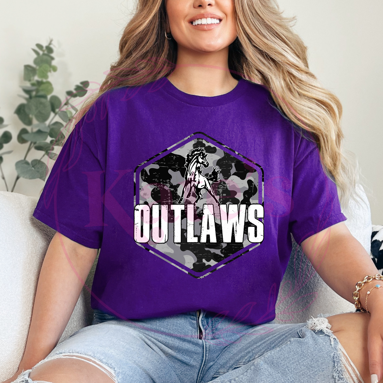 Grey Camo Mascot Shirts