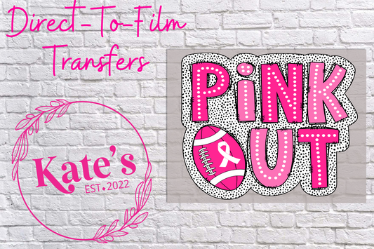 Pink Out Football Direct-To-Film Transfer