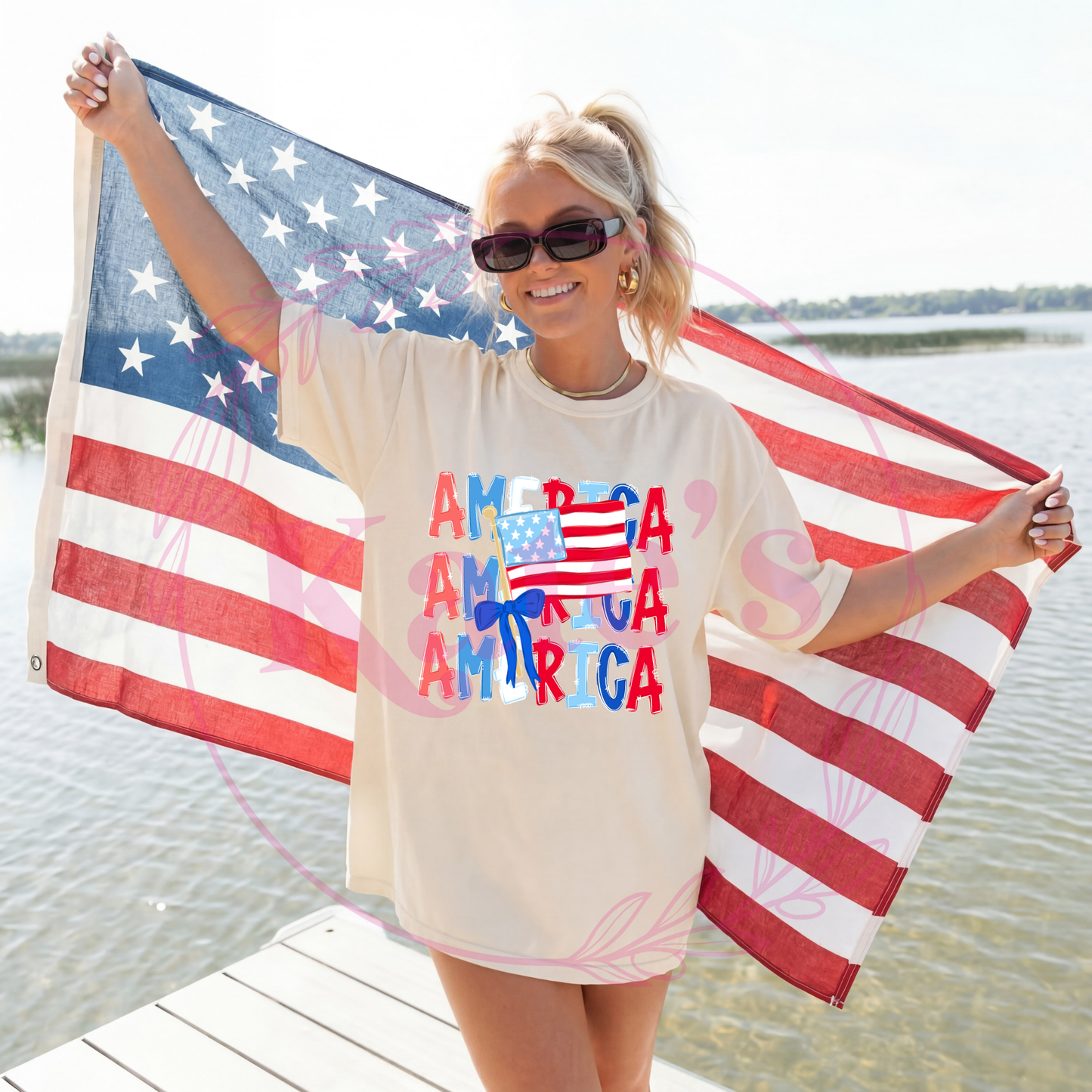 America Stacked T-Shirt