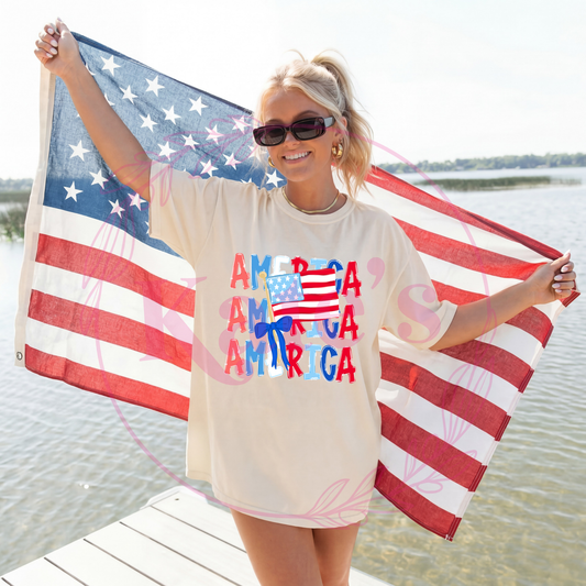 America Stacked T-Shirt