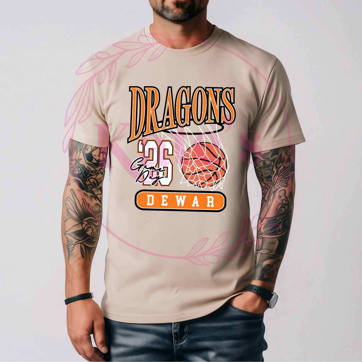 Custom Basketball Swoosh *OCT SALE*