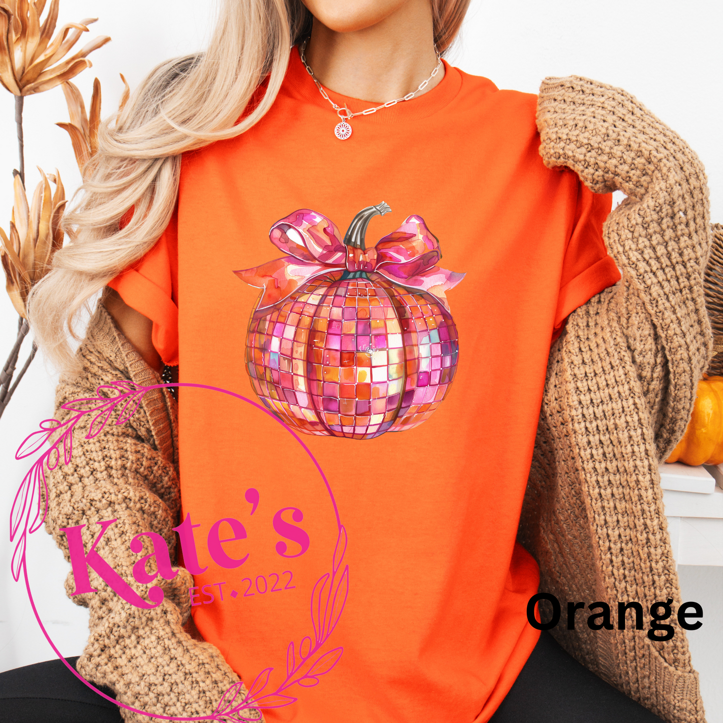 Pink Disco Pumpkin Shirt