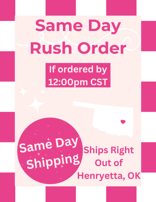 Same Day Rush Order (DTF Prints/Gang Sheet ONLY)