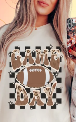 Checkered Game Day T-Shirt