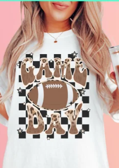 Checkered Game Day T-Shirt