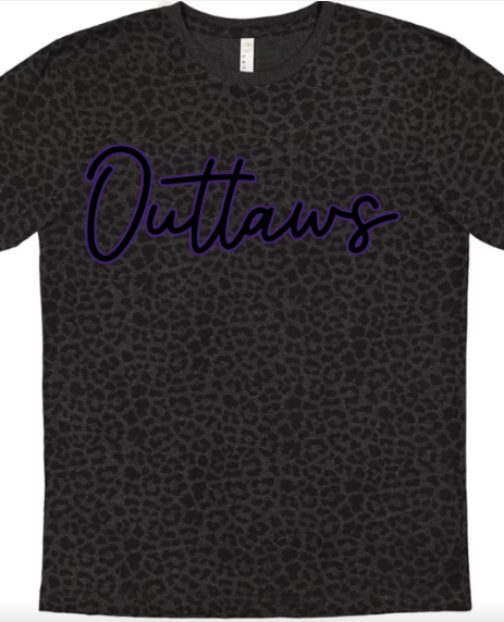 Leopard School Spirit T-Shirt