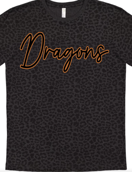 Leopard School Spirit T-Shirt