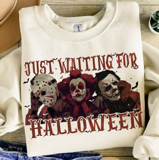 Just Waiting For Halloween Shirt