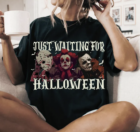 Just Waiting For Halloween Shirt