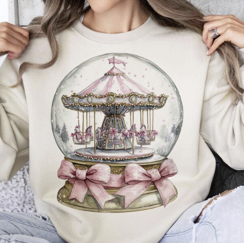 Christmas Snow Globe Sweatshirt