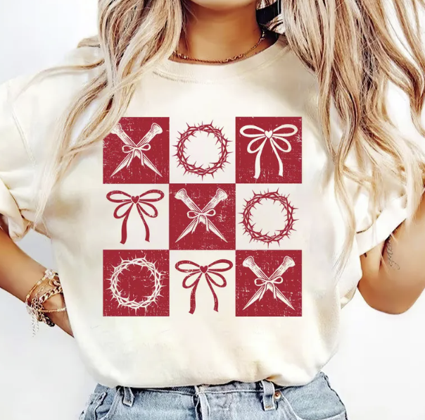 Retro Checkered XOXO Shirt