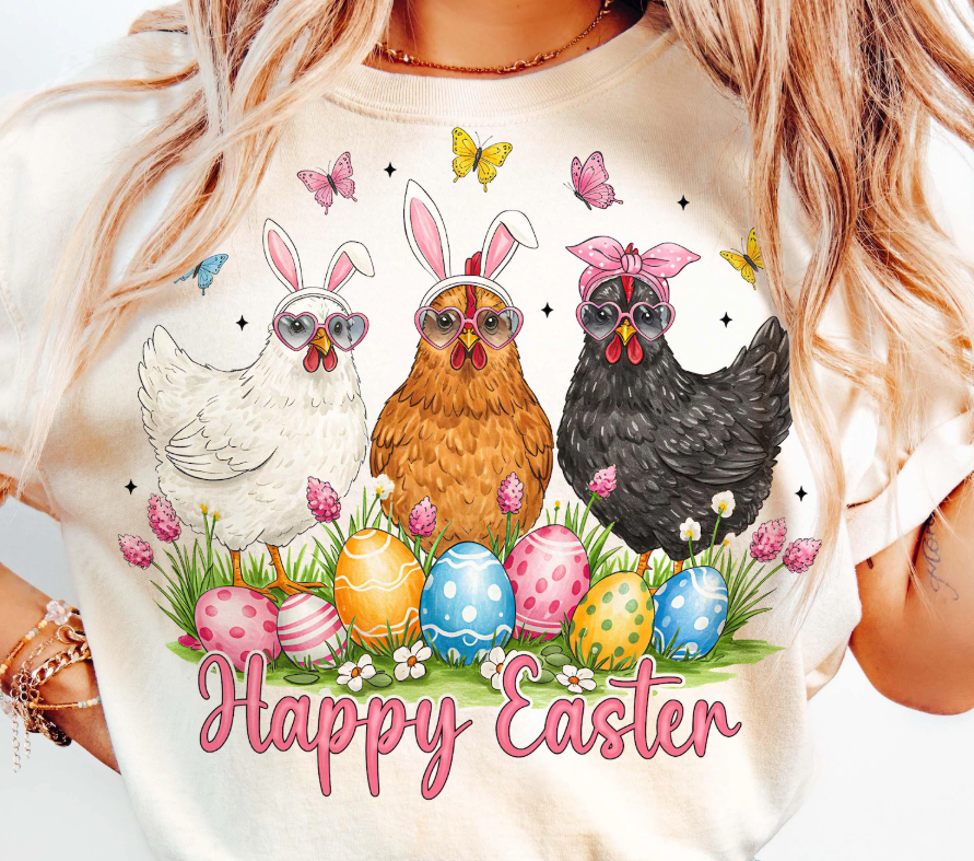 Happy Easter Chickens Shirt