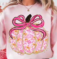 Coquette Pink Pumpkin Grand Millennial Shirt